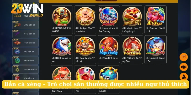 Bắn Cá Xèng - Trò Chơi Săn Thưởng Được Nhiều Ngư Thủ Thích