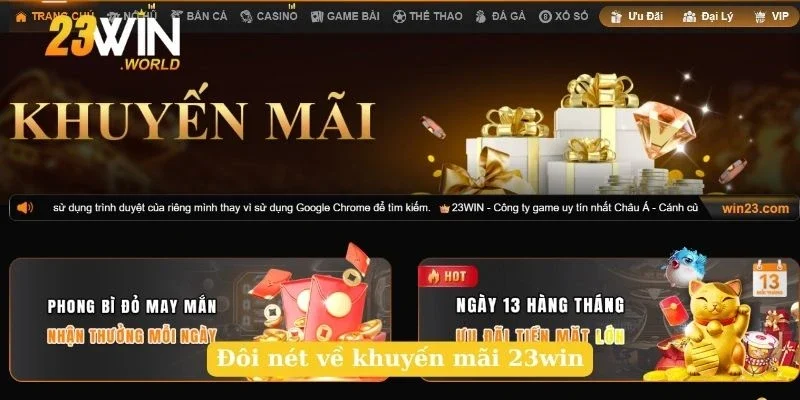 Đôi nét về khuyến mãi 23win