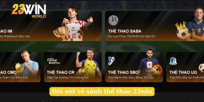 Đôi nét về sảnh thể thao 23win
