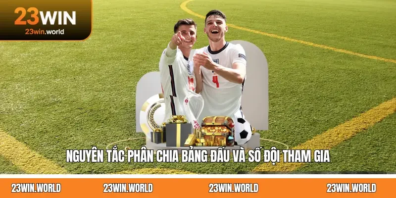 Nguyên tắc phân chia bảng đấu và số đội tham gia