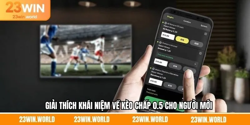 Giải thích khái niệm cược chấp nửa trái