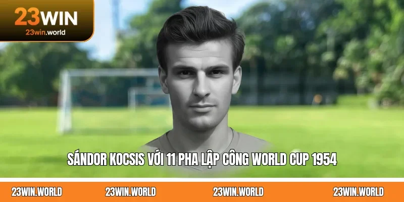 Sándor Kocsis với 11 pha lập công World Cup 1954